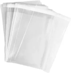 200 pcs Clear 3" x 4" Self Seal Cello Cellophane Bags Resealable Poly Bags 2.8 mils for Cookie, Candy, Gift Bakery, Prints, Photos, Cards & Envelopes, Party Decorative