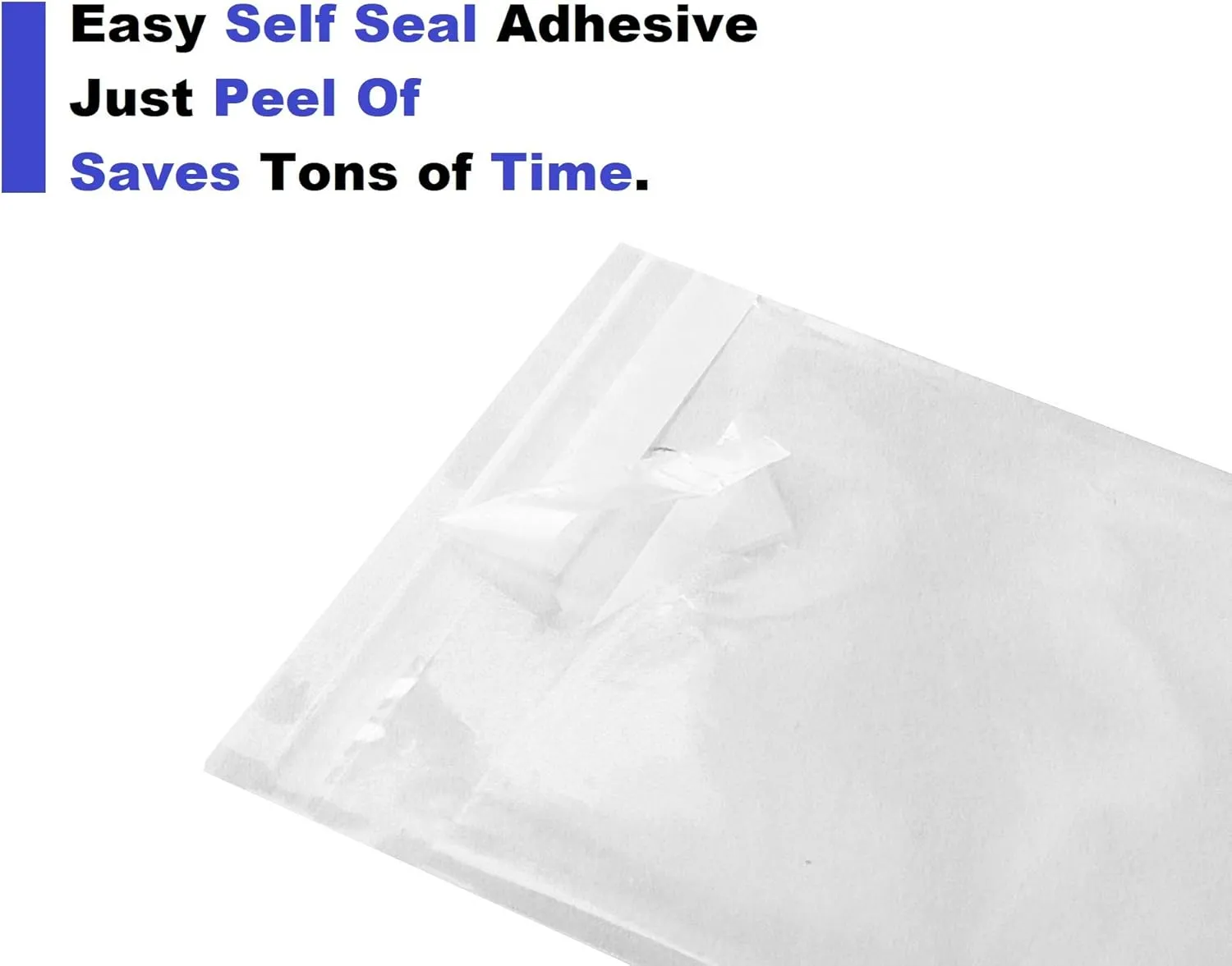 200ct Adhesive Treat Bags 3 x 4 Clear - 1.4 mils Thick Self Sealing OPP Plastic Bags/Clear Flat Resealable Cello (3" x 4")