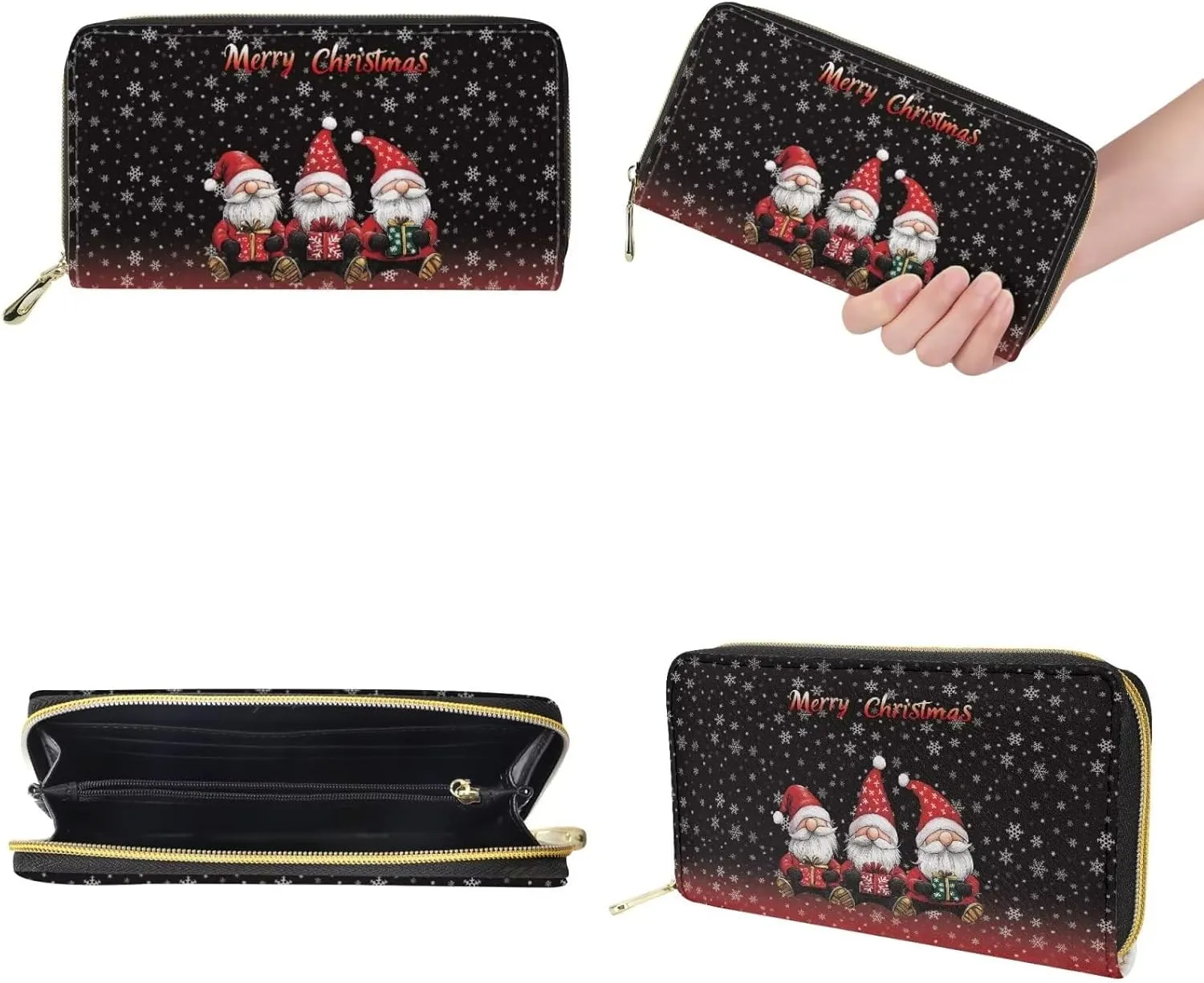 3Pcs Tote Bags Set Saddle Bags Satchel Bags for Women Wristlet Purses for Women Key Holder