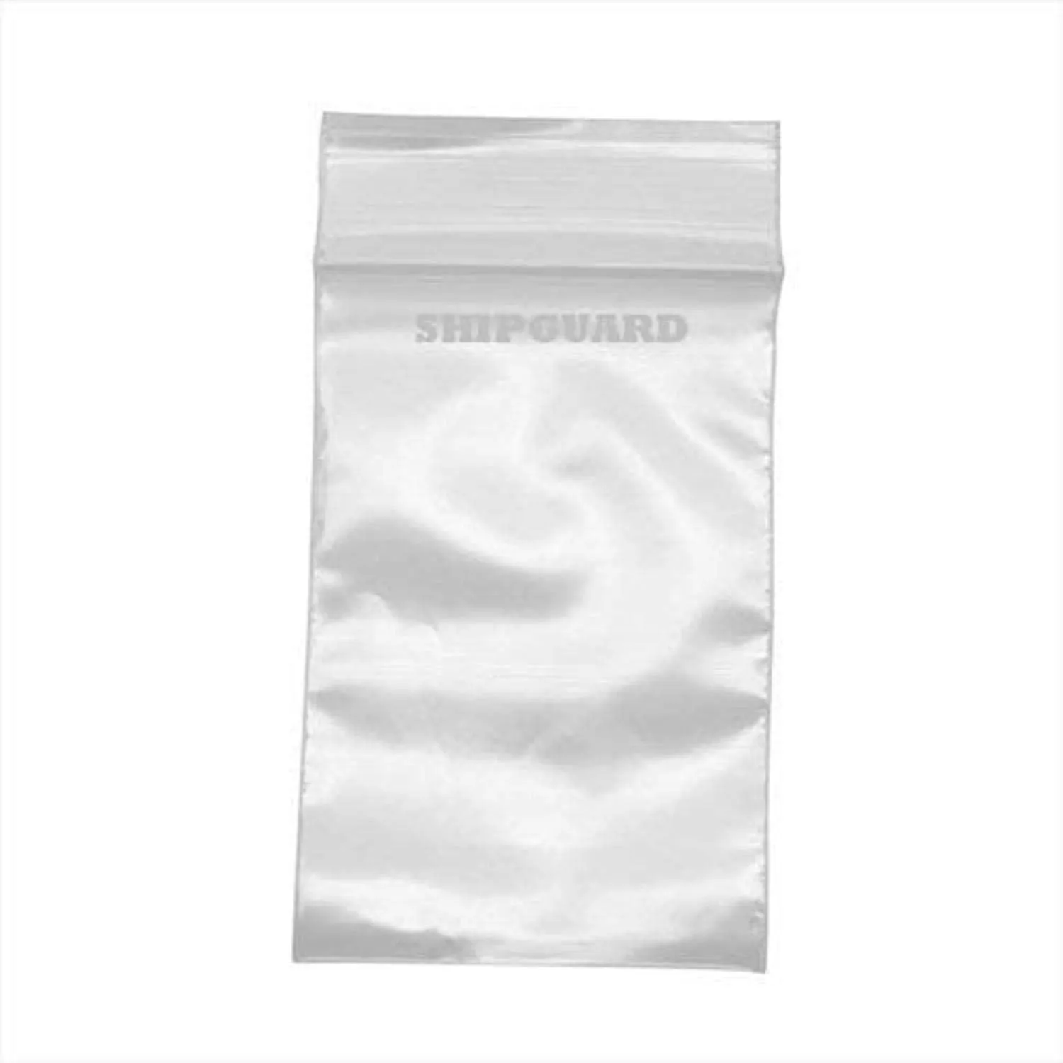 500 Count Resealable Zipper Poly Bags, 2 by 3-Inch, 50mm by 100mm, Clear