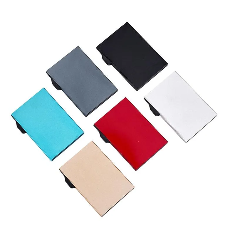 Aluminum Rfid Blocking Card Holder - Compact Design