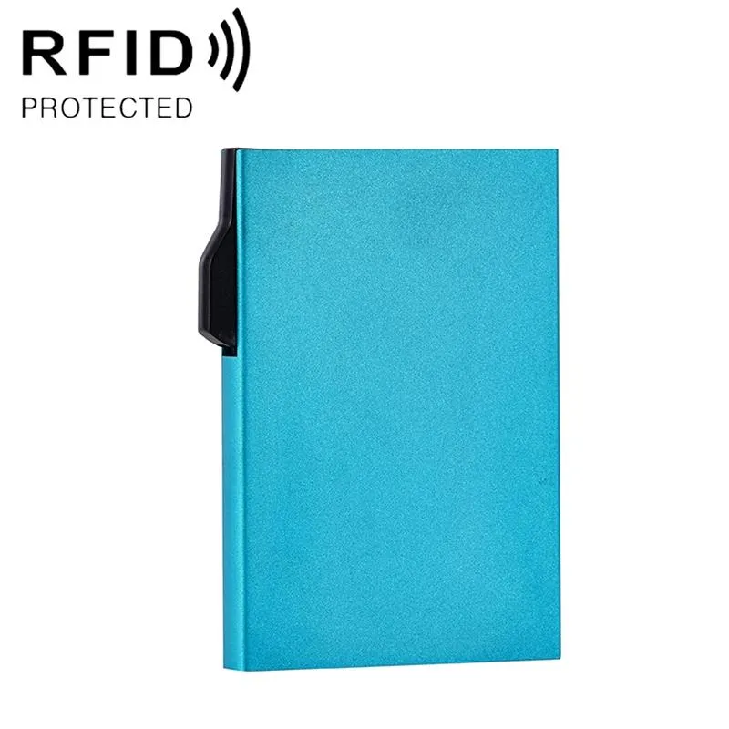Aluminum Rfid Blocking Card Holder - Compact Design