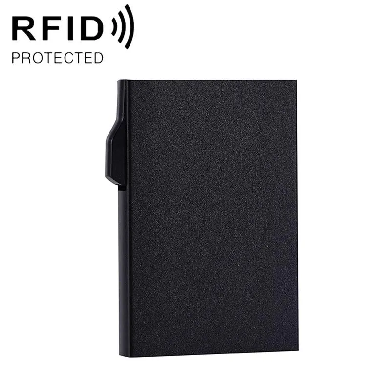 Aluminum Rfid Blocking Card Holder - Compact Design