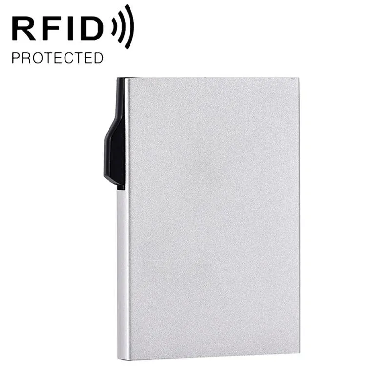 Aluminum Rfid Blocking Card Holder - Compact Design