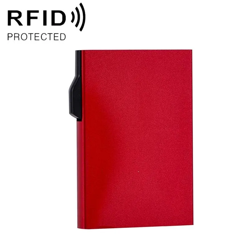Aluminum Rfid Blocking Card Holder - Compact Design