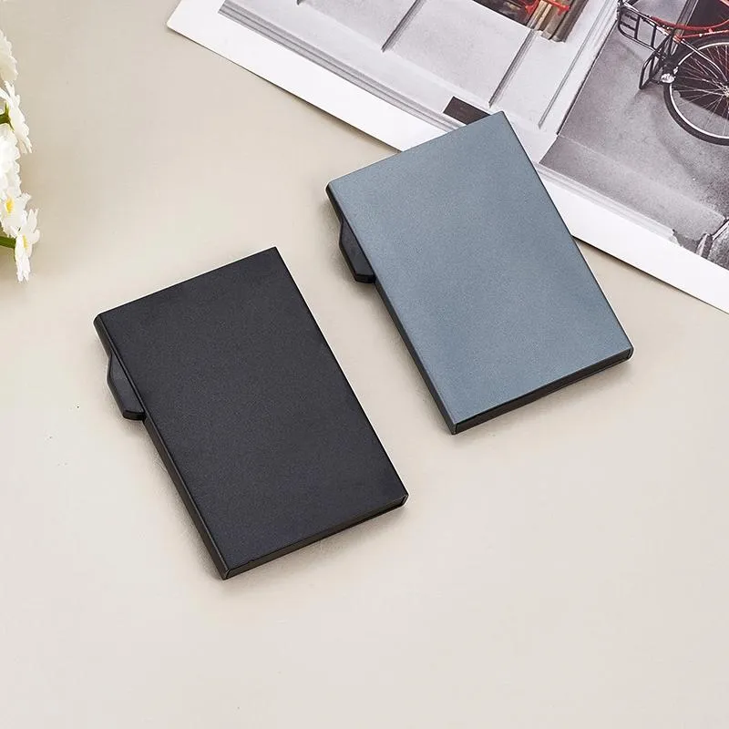 Aluminum Rfid Blocking Card Holder - Compact Design