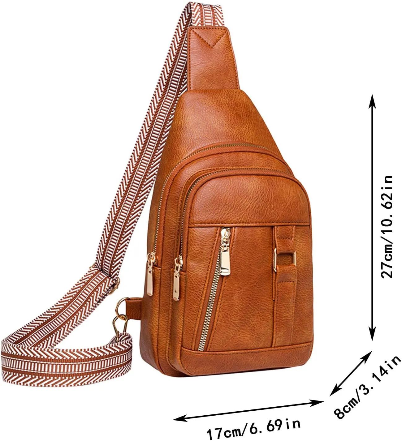 Anti Theft Crossbody Bag for Women Multi Pocket Crossbody Purses Shoulder Handbags Mens Work Backpack(White)