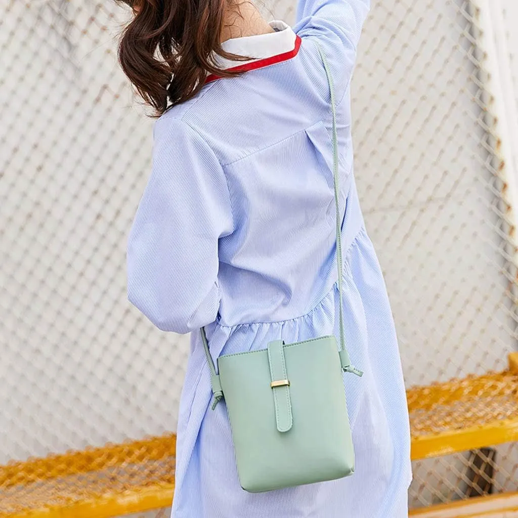 Beach Tote Bag Mini Cell Phone Bags Solid Color Crossbody Handbags Casual Outdoor Walking Shoulder Bag Lightweight C