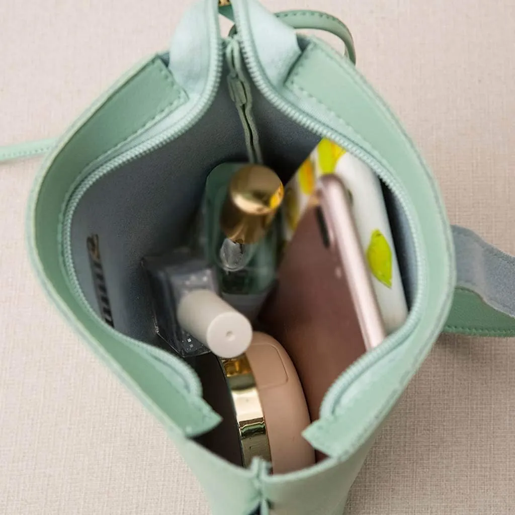 Beach Tote Bag Mini Cell Phone Bags Solid Color Crossbody Handbags Casual Outdoor Walking Shoulder Bag Lightweight C