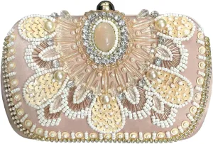 Beaded Purse Gothic Rhinestone Diamond Evening Beaded Handbag for Women Dressy Wedding Guest Bag Party Bridal Accessory
