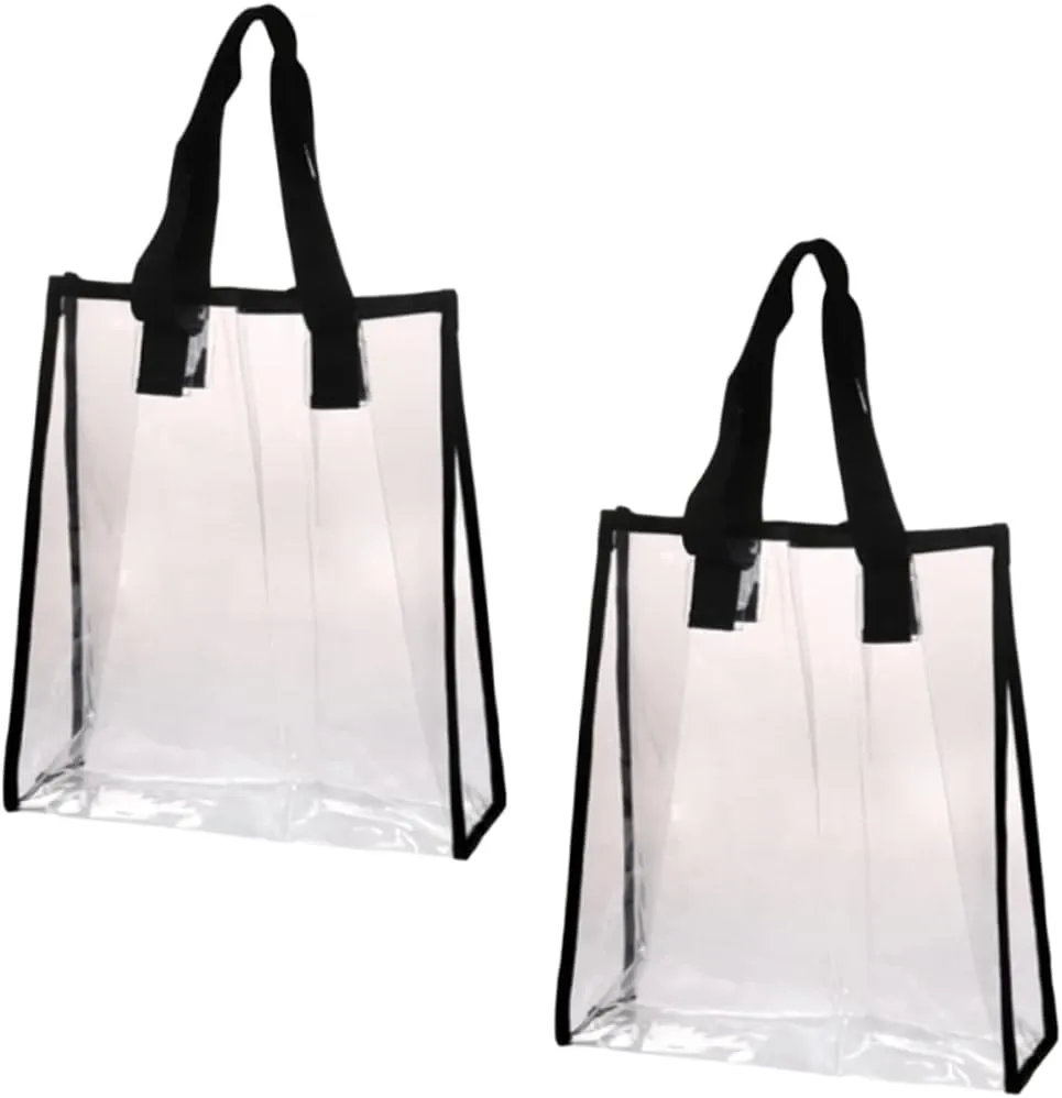 BESPORTBLE 2pcs Women's Handbags Tote Bag Oilproof Waterproof Pvc Bag Large Capacity Shopping Tote for Women