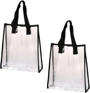 BESPORTBLE 2pcs Women's Handbags Tote Bag Oilproof Waterproof Pvc Bag Large Capacity Shopping Tote for Women