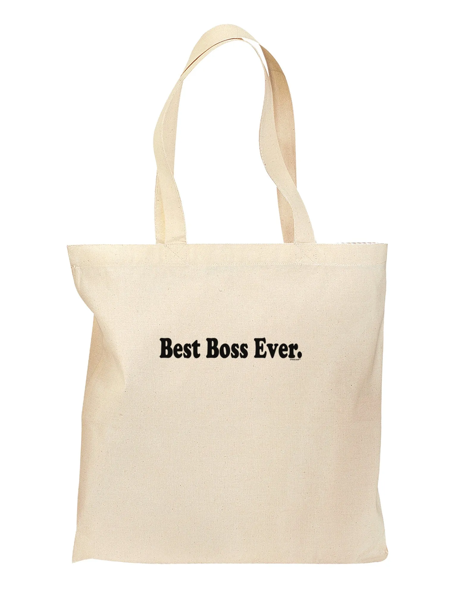 Best Boss Ever Text - Boss Day Grocery Tote Bag