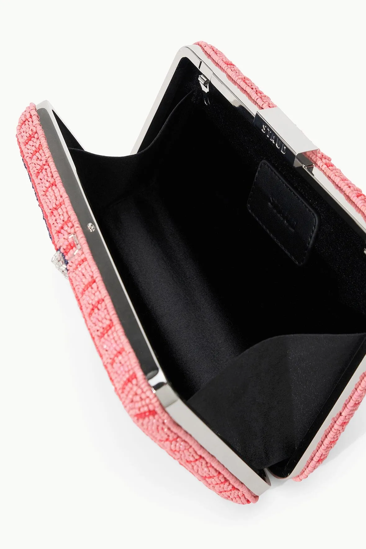 CARMELLA BEADED CLUTCH | STAUDINES PINK