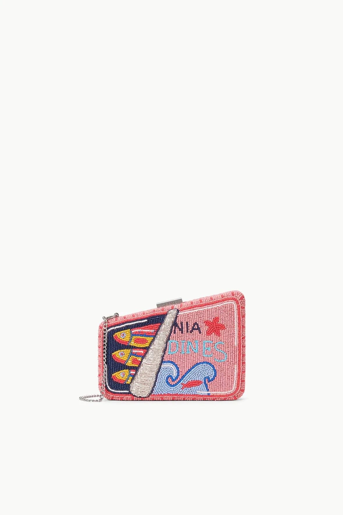 CARMELLA BEADED CLUTCH | STAUDINES PINK
