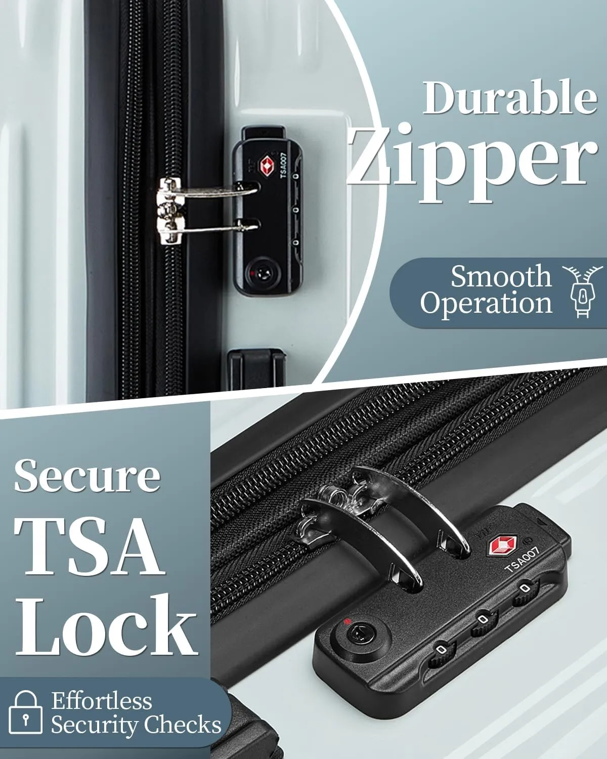 Carry On Suitcase, 20 Inch Carry On Luggage with Wheels, Hardside Large Suitcases with Wheels, TSA Lock