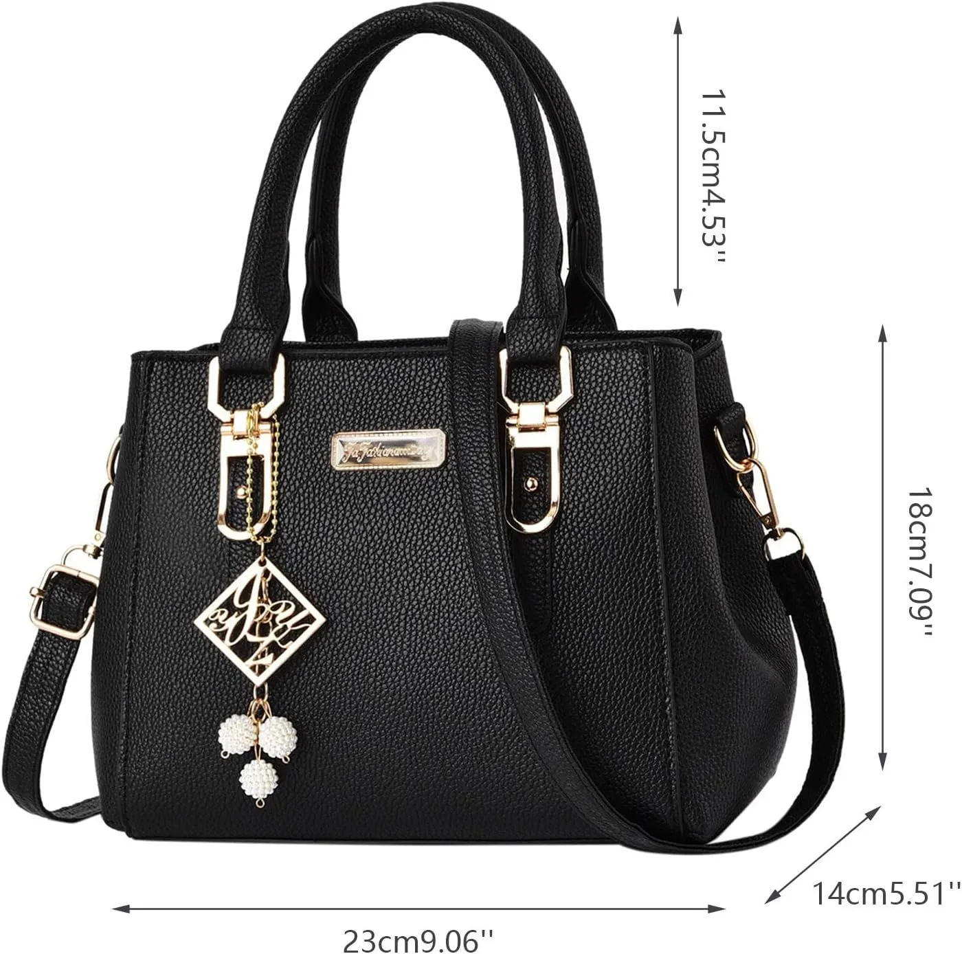 Casual Leather Messenger Bag Large Capacity Handbag Fashion Womens Bags over The Shoulder Bags for (Grey, One Size)