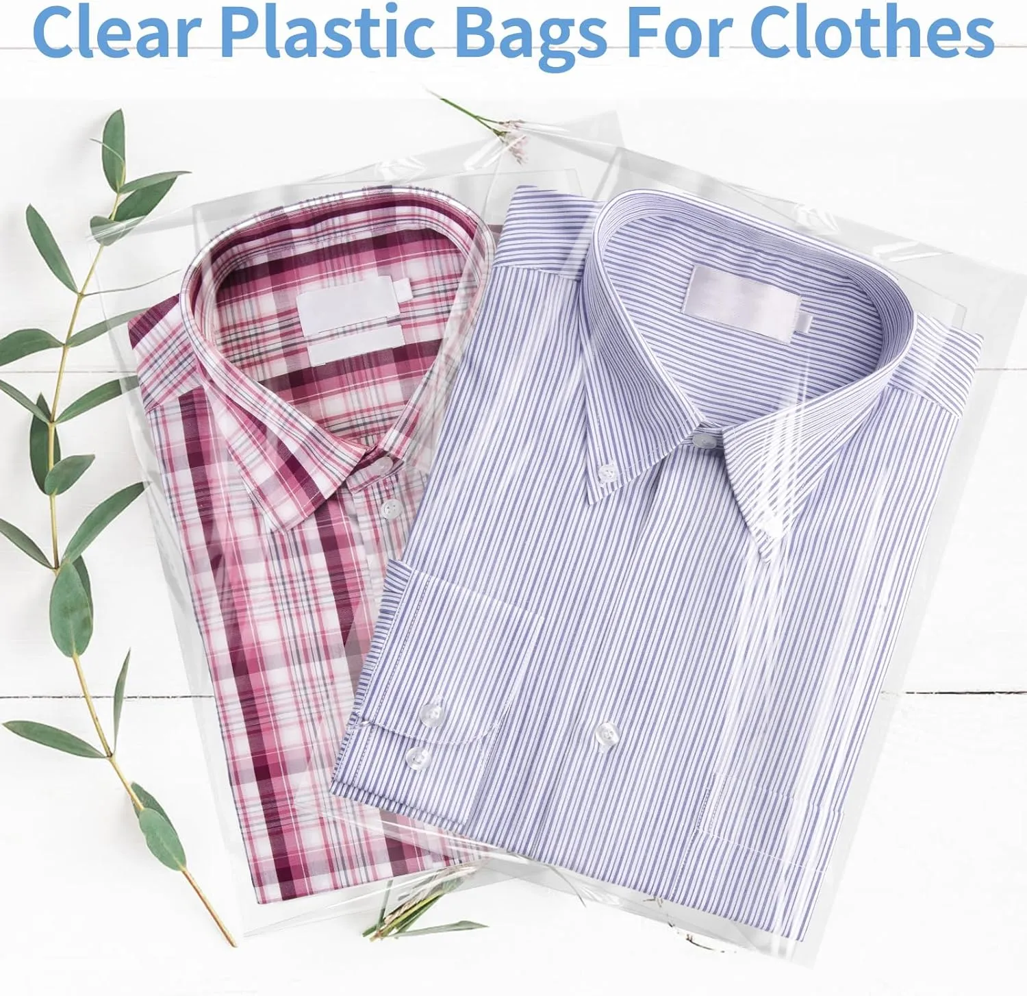 Cellophane Bags, 100 Pcs Resealable Clear Poly Bags for Clothes, Party Favors, Artwork & Decorative Wrappers(10x14)
