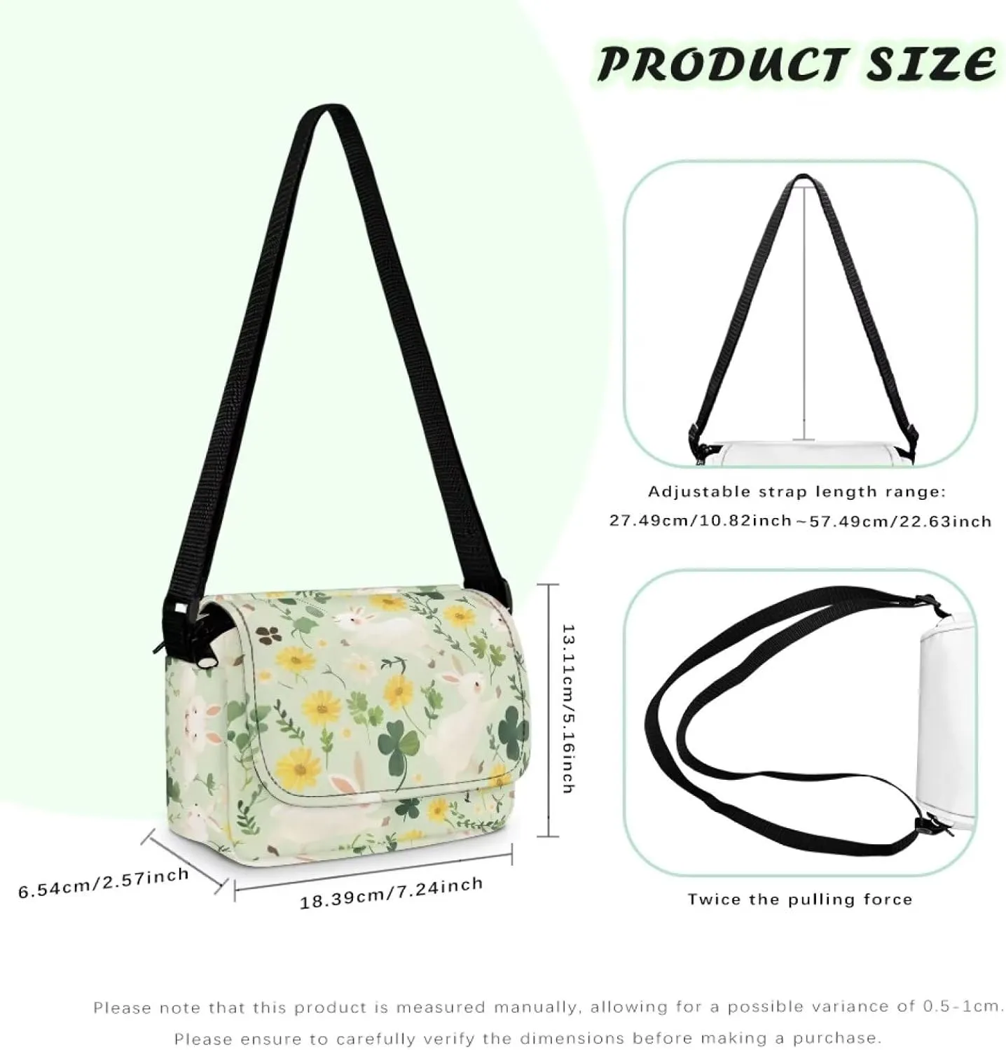 Children's Flap Crossbody Bag with Adjustable Strap for Daily Use
