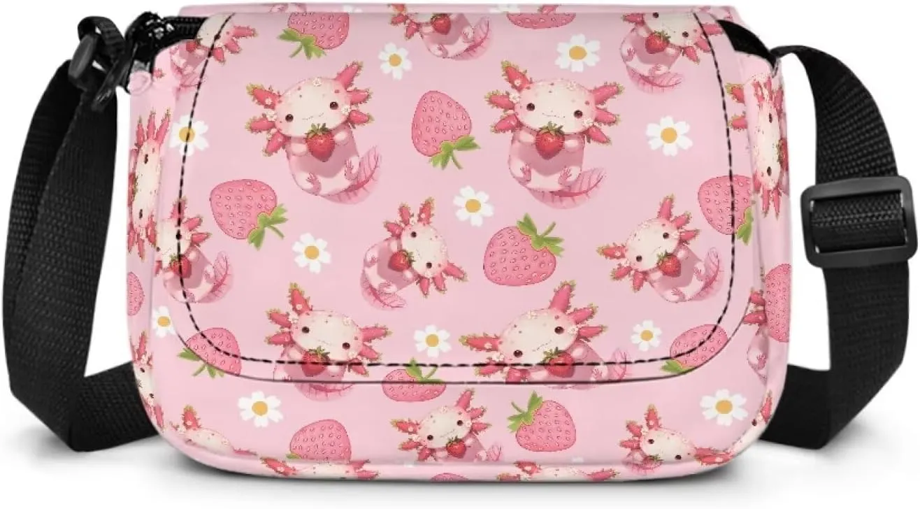 Children's Flap Crossbody Bag with Adjustable Strap for Daily Use