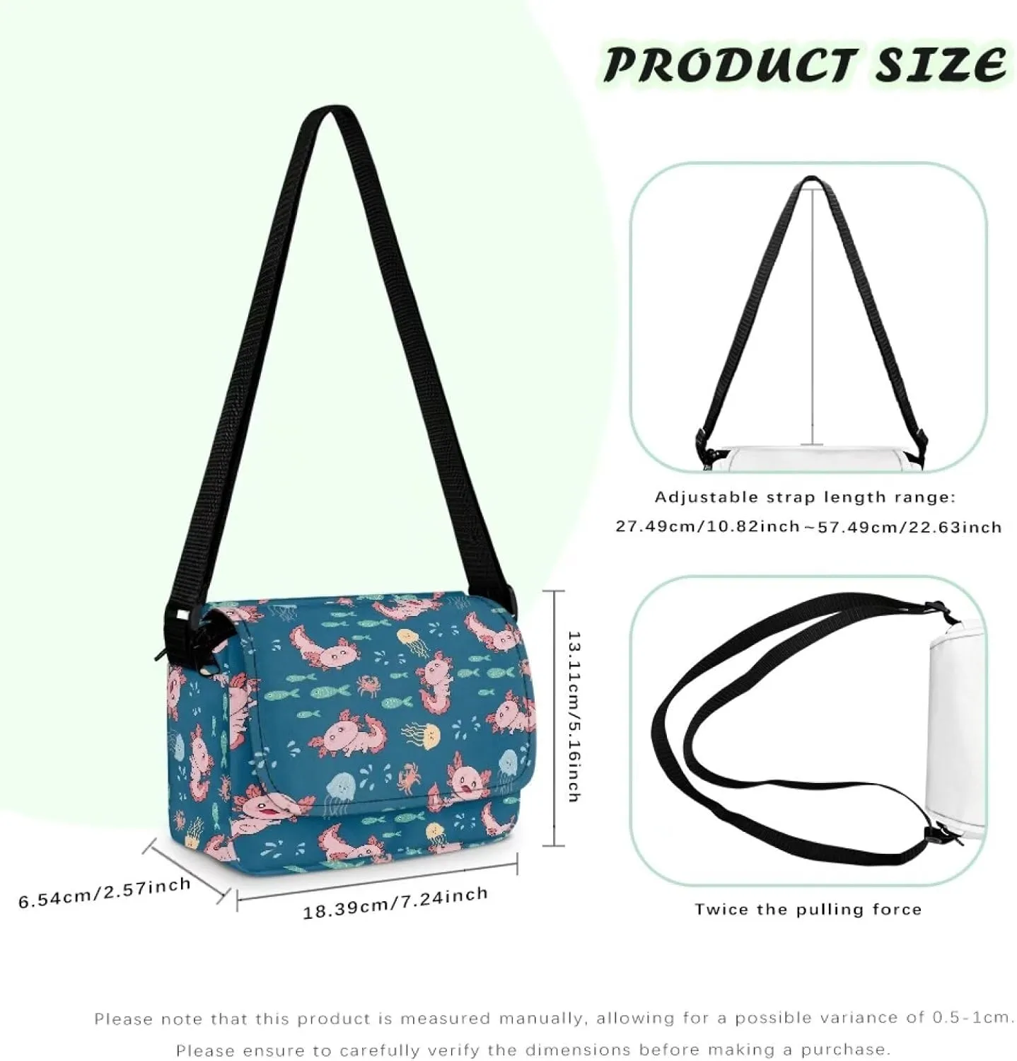 Children's Flap Crossbody Bag with Adjustable Strap for Daily Use