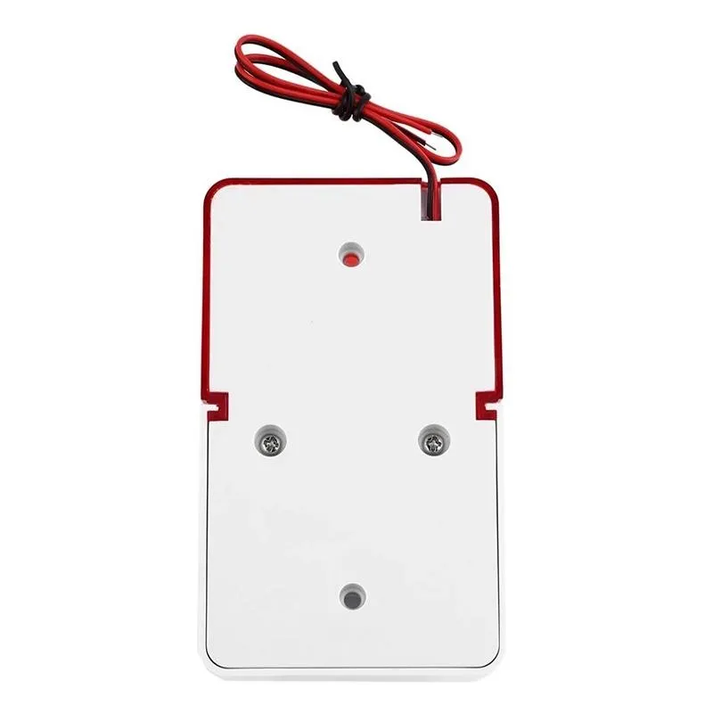 Compact Red Strobe Siren for Security Alarm
