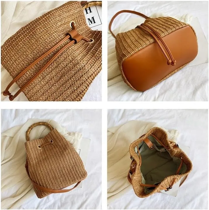 Cute Purse Trendy 2025 Summer Small Crossbody Purses Women Y2k Beach Crochet Bucket Bags