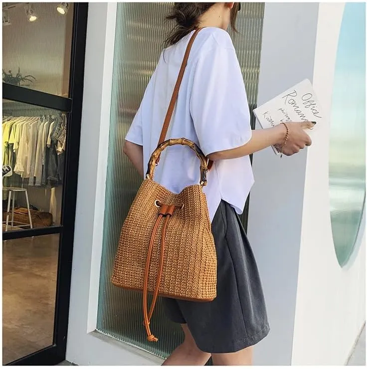 Cute Purse Trendy 2025 Summer Small Crossbody Purses Women Y2k Beach Crochet Bucket Bags