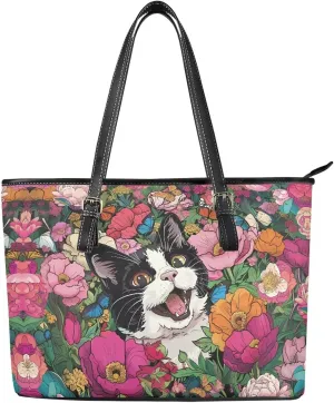 Eritanae Tote Bag for Women Large Capacity Shoulder Handbag Purse Water Resistant Daily Use
