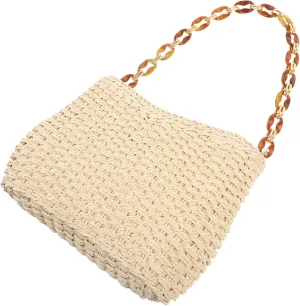 Farmhouse Handwoven Beach Tote Bag for Women Large Capacity Woven Shopping Bag Stylish Summer Accessory for Travel and Daily Use present Option