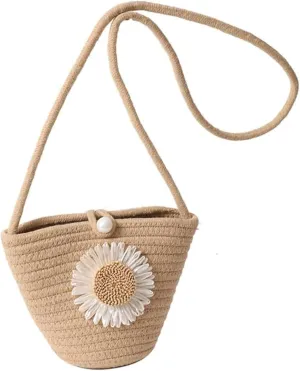 Fashion Ladies Bags, Handbags, Fashion Straw Weave Bucket Bags Decoration Crossbody Bag Rattan Shoulder Bag for Women Girl Khaki/Red/Colorful(Khaki)
