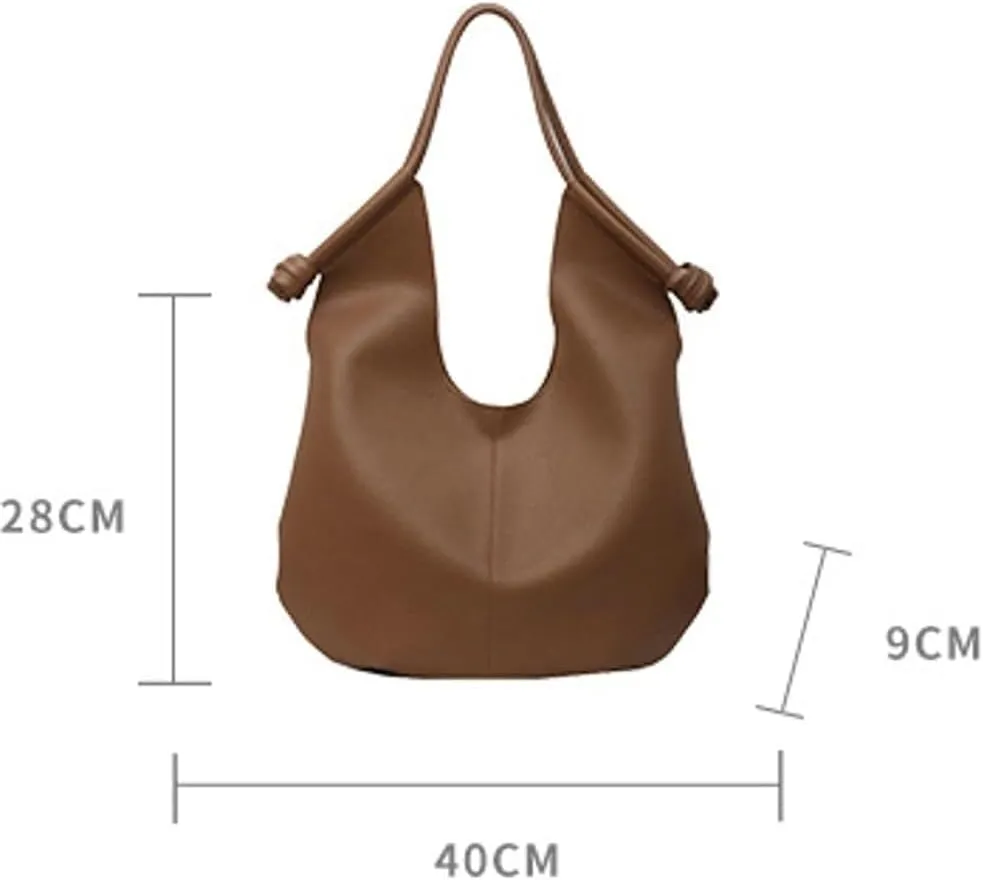 Fashion Shoulder Bag for Women Large Vegan Leather Hobo Totes Purse Handbag Top Handle Satchel Well made
