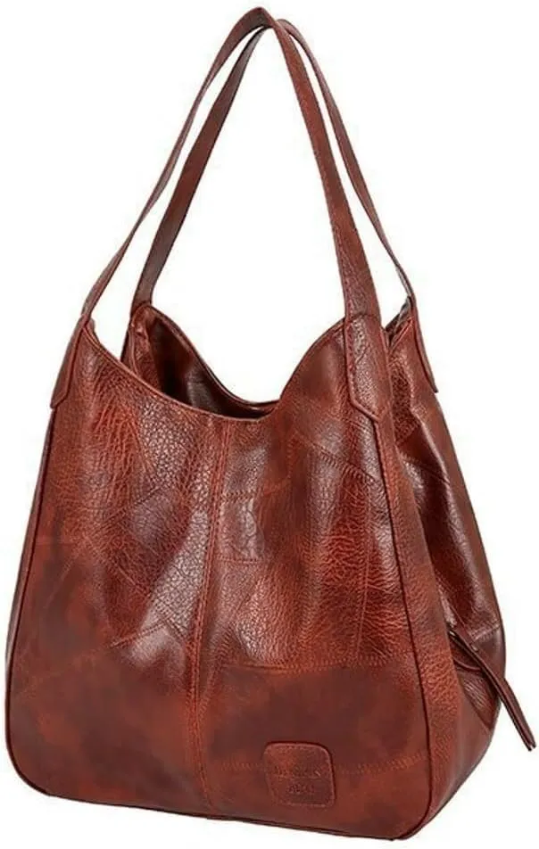 Fashion Soft Vegan Leather Hobo Shoulder & Lightweight Tote Handbags and Purses for Women's Daily Use