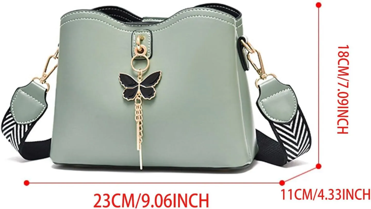 Fashionable And Versatile Women's Casual Bags Large Capacity Simple Solid Color Single Small Shoulder (Red, One Size)