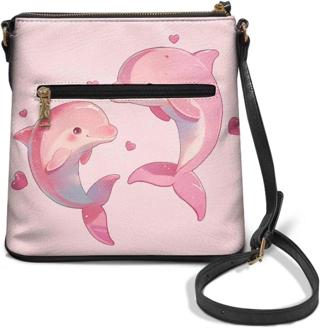 GIFTPUZZ Leather Shoulder Bag Work Totes for Women Purse Handbag with Back Zipper Pocket Large Crossbody Bag