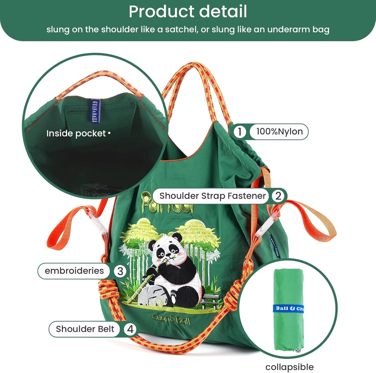 Guan&Ball Tote Bag for Women,Travel Shoulder Bag Large Shoulder Bag Top Handle Handbag for Travel, Work