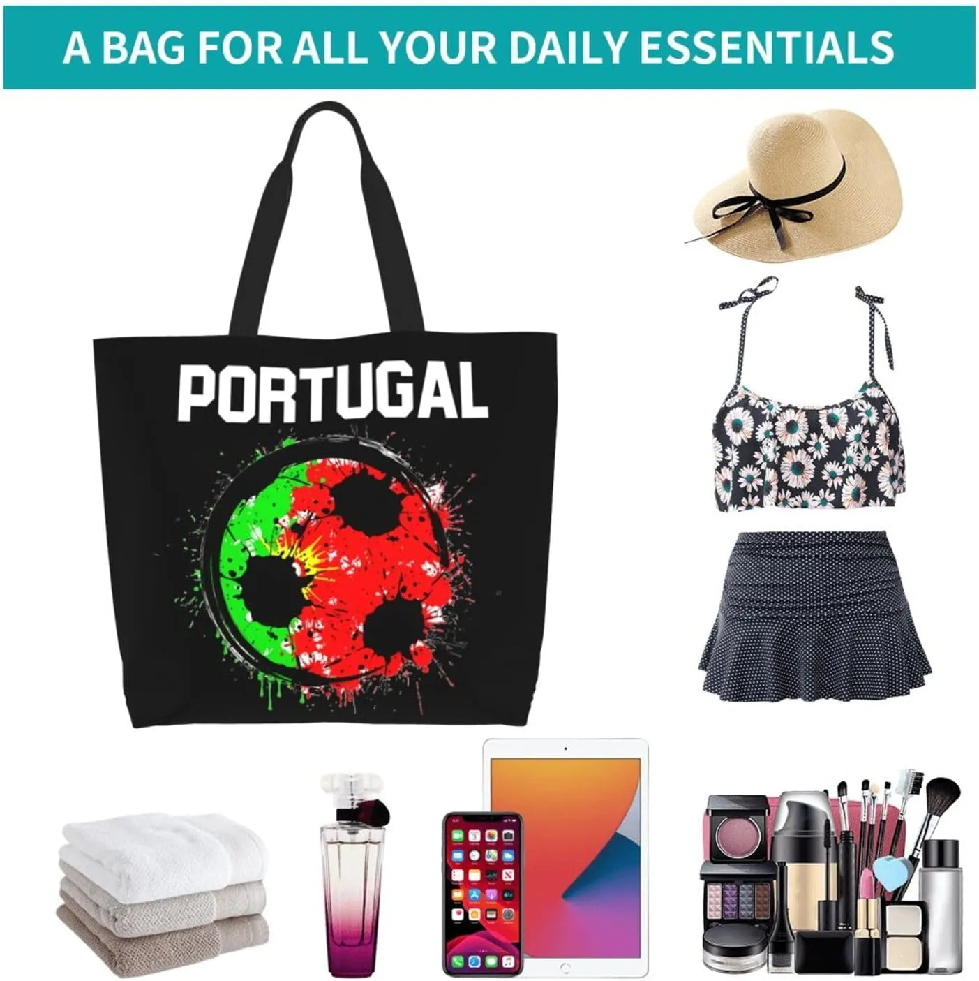 Guatemala El Salvador Flag Women's Tote Bag Large Capacity Single Shoulder Bags Handbag for Shopping Work