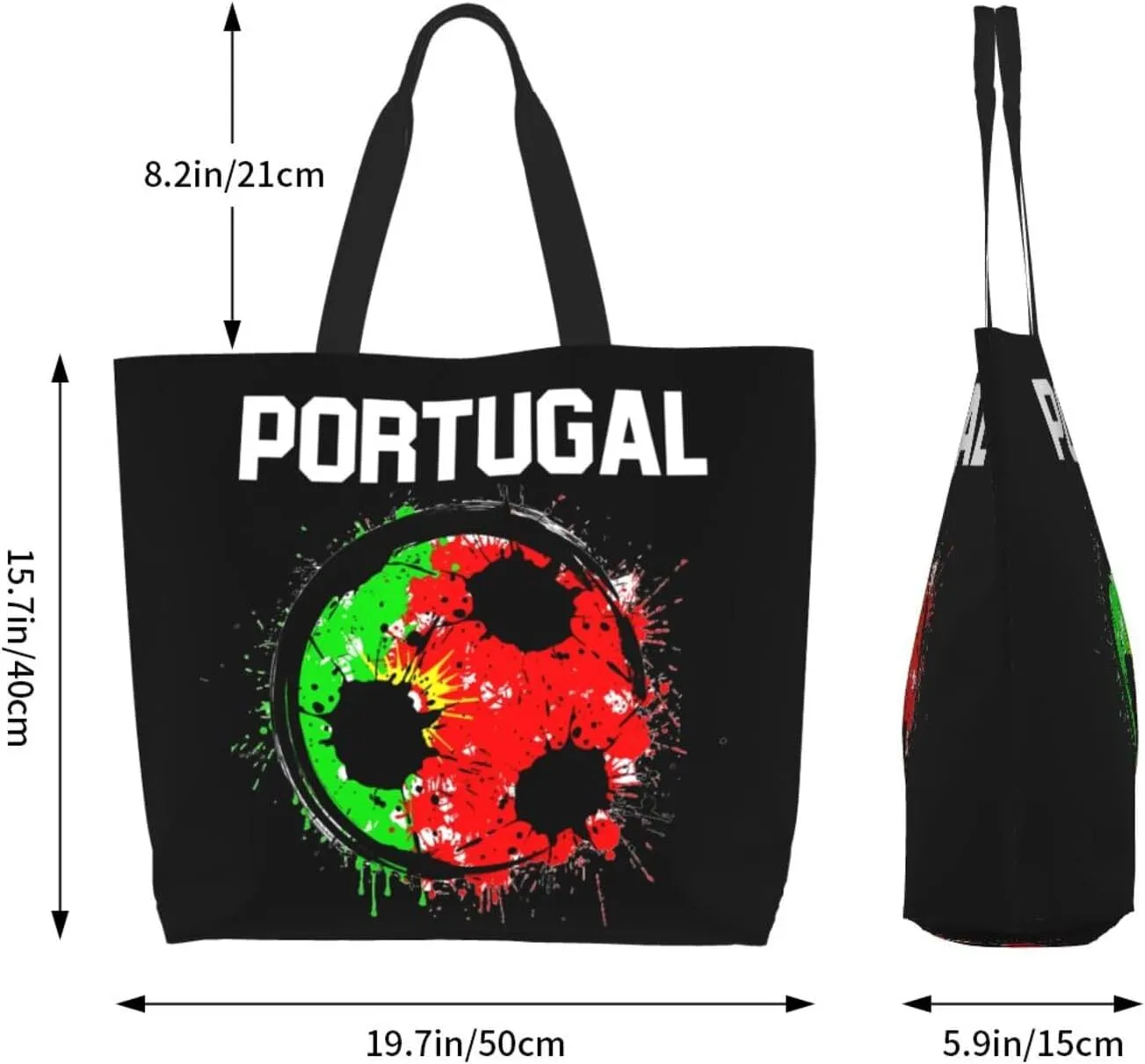 Guatemala El Salvador Flag Women's Tote Bag Large Capacity Single Shoulder Bags Handbag for Shopping Work