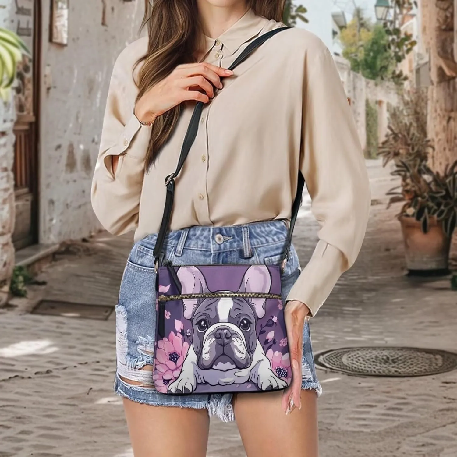 HUGS IDEA Leather Shoulder Handbags Crossbody Purse Large Size Sling Bags Tote Hand Bags Satchel Bags