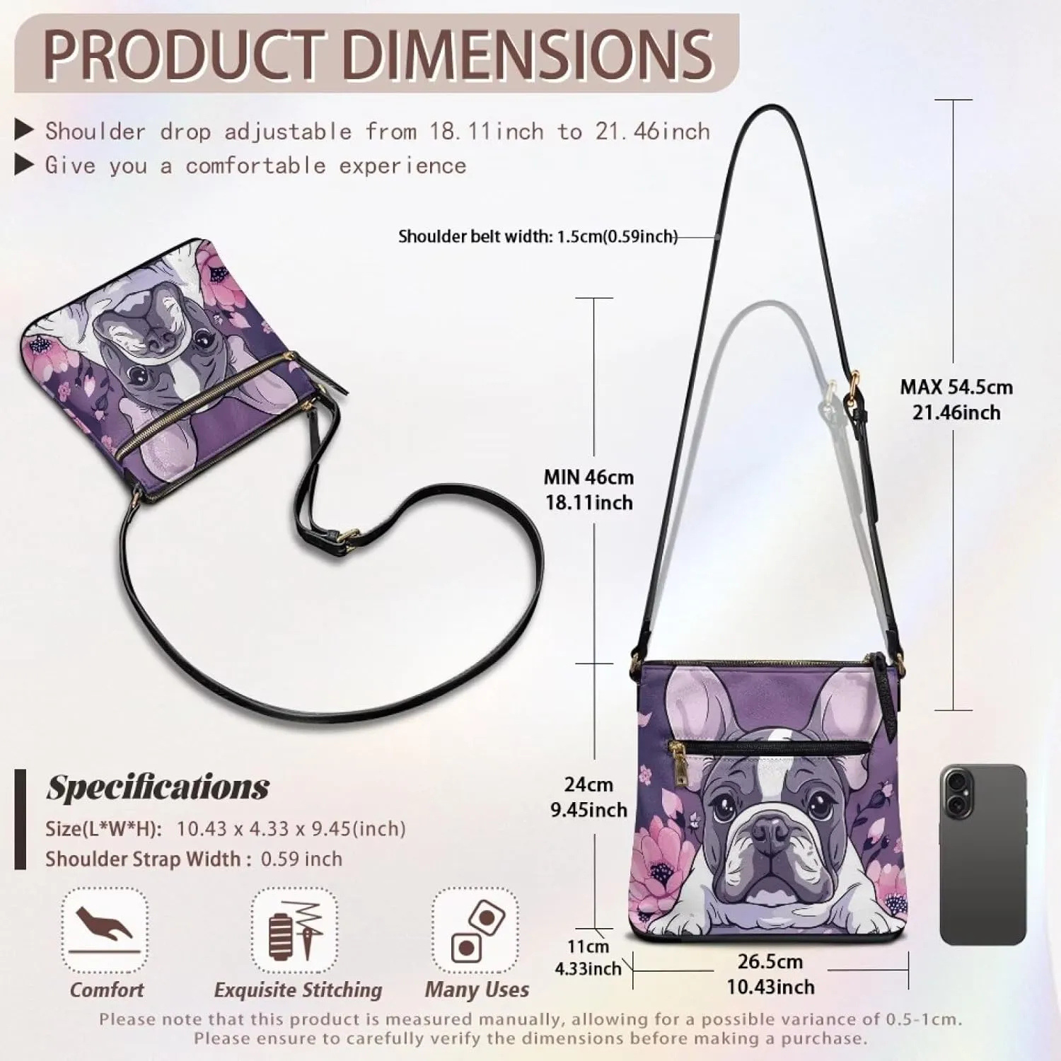 HUGS IDEA Leather Shoulder Handbags Crossbody Purse Large Size Sling Bags Tote Hand Bags Satchel Bags