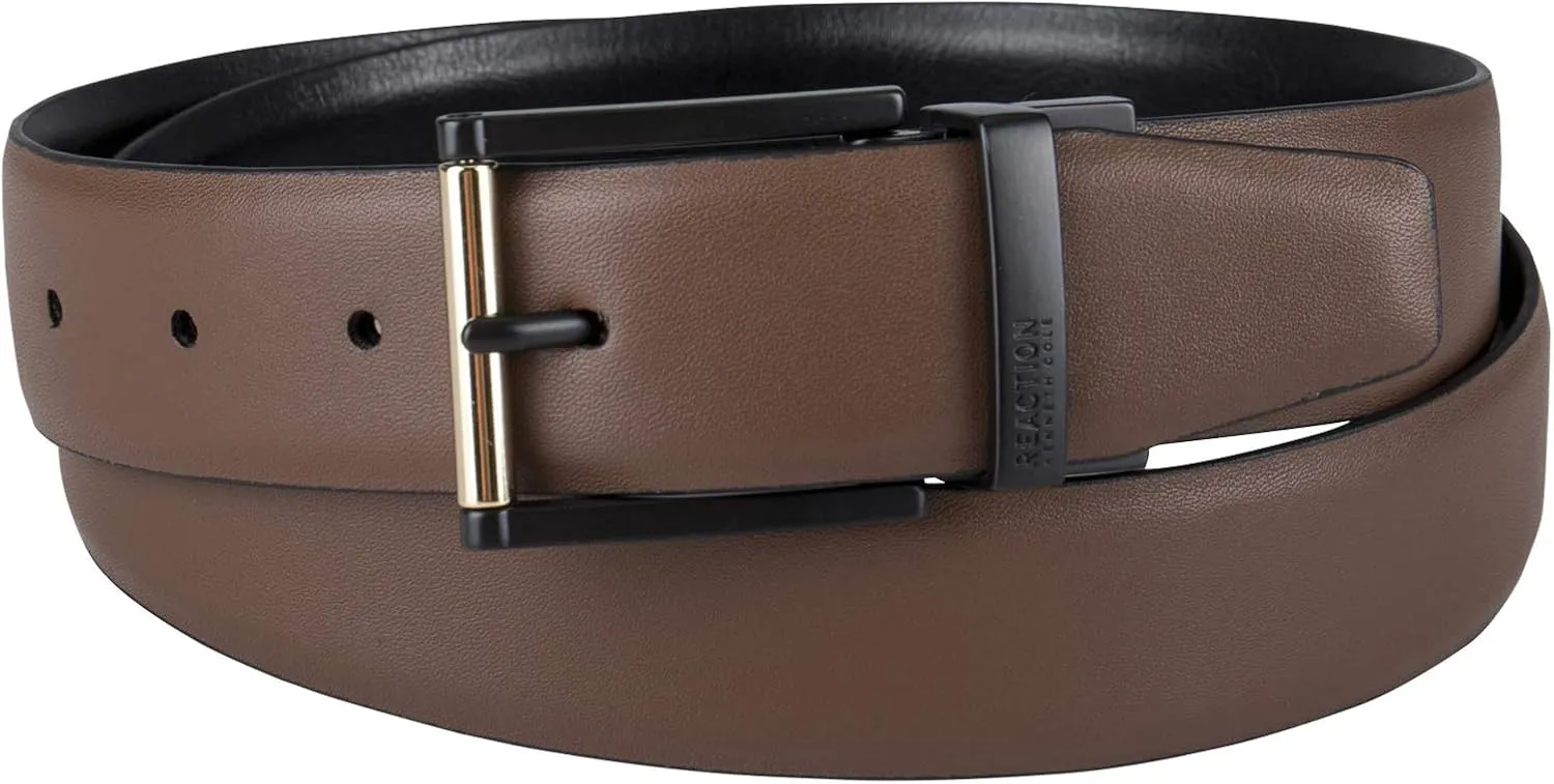 Kenneth Cole REACTION Men's Two-in-one Reversible Belt