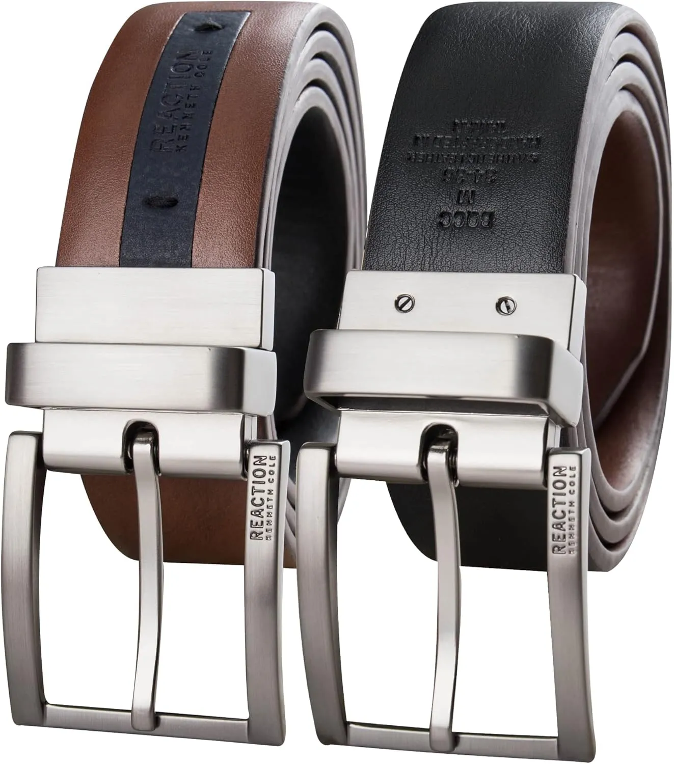 Kenneth Cole REACTION Men's Two-in-one Reversible Belt