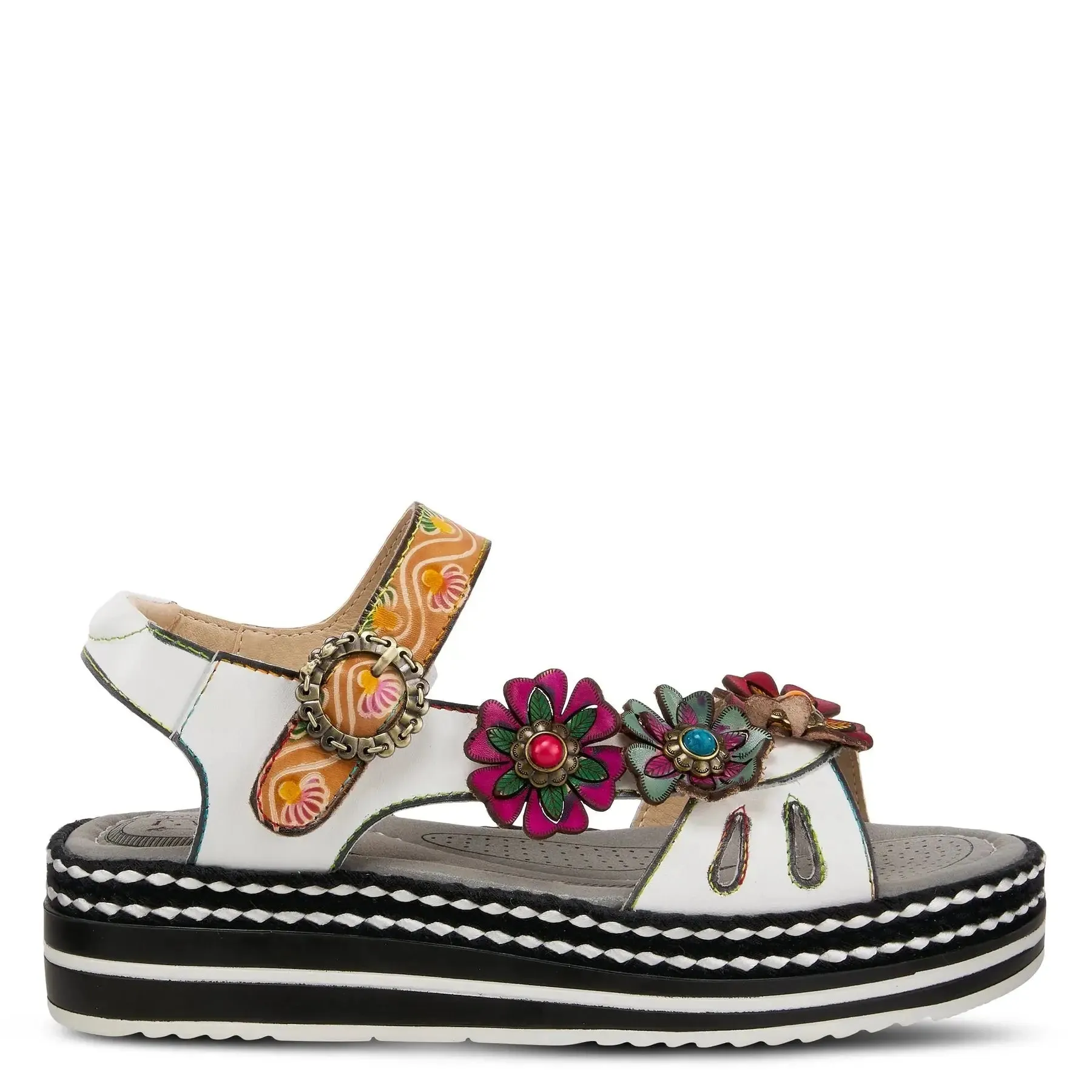 L'ARTISTE LAGA SLINGBACK SANDALS - In Multi Colors