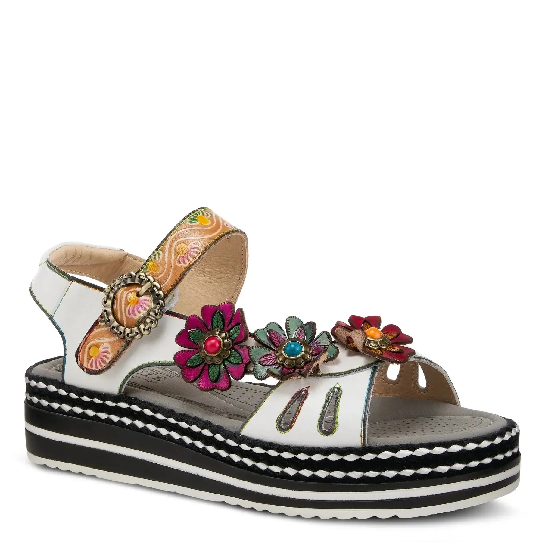 L'ARTISTE LAGA SLINGBACK SANDALS - In Multi Colors