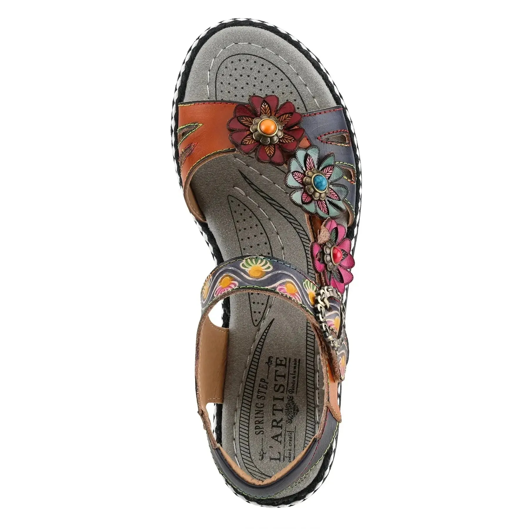 L'ARTISTE LAGA SLINGBACK SANDALS - In Multi Colors
