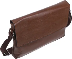 Leather Bag Crossbody Bag Pu Leather Briefcase Shoulder Straps for Daily Use