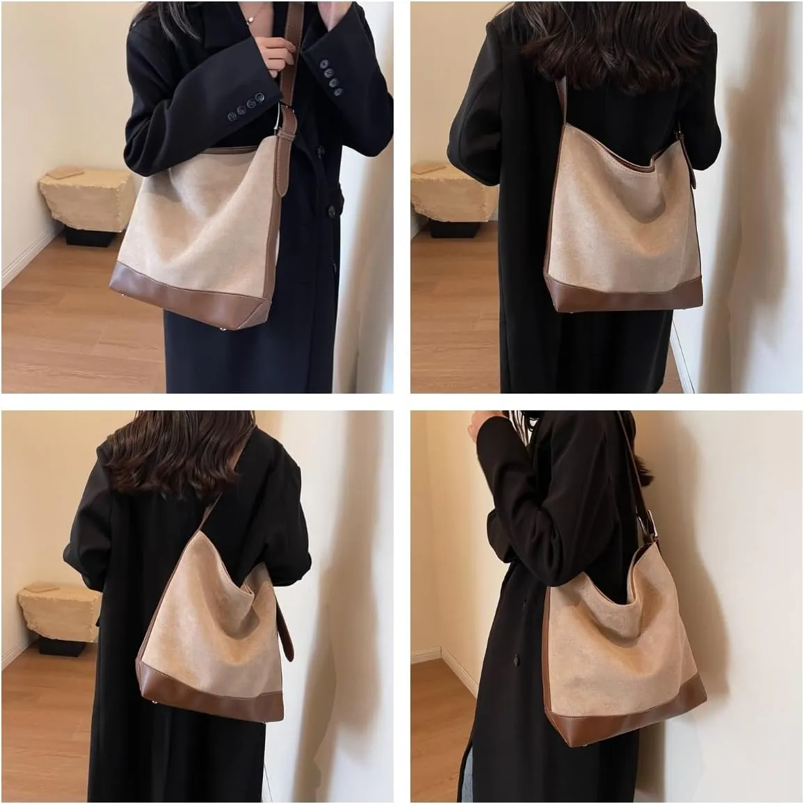 Leather Crossbody Bags for Women Leather Tote Bag Everything Tote Bag Work Tote Bags for Women Aesthetic