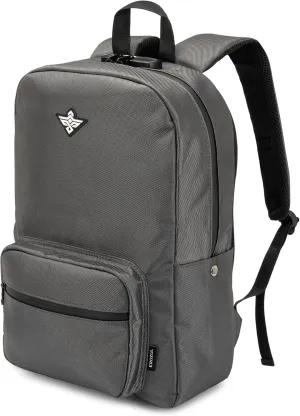 Legend Travel Laptop Back Pack with Anti Theft Combination Lock Weather Resistant Lightweight Book Bag Backpack (Graphite)