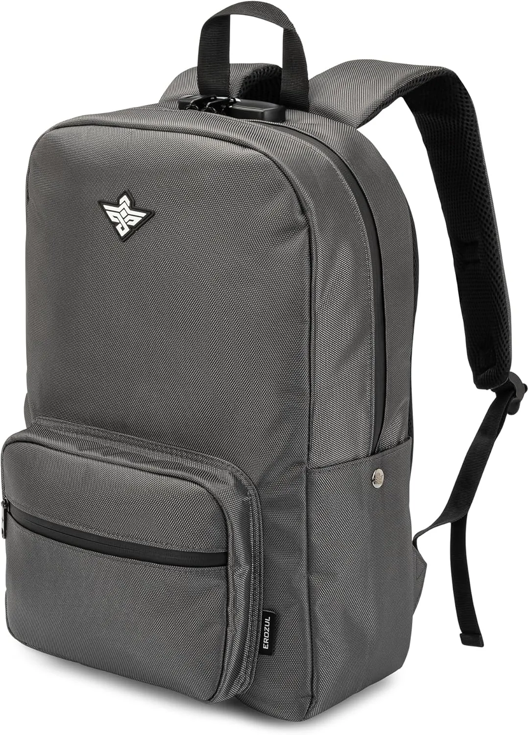 Legend Travel Laptop Back Pack with Anti Theft Combination Lock Weather Resistant Lightweight Book Bag Backpack (Graphite)