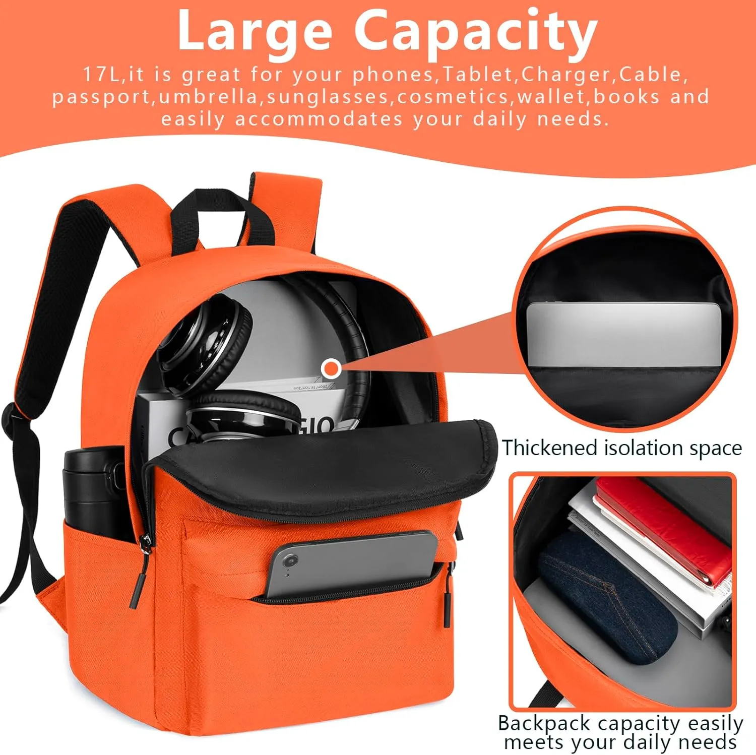Lightweight Children School Backpack W11.9 xD5.6 xH15.8 Daily Use Backpack Book Bag for Kids